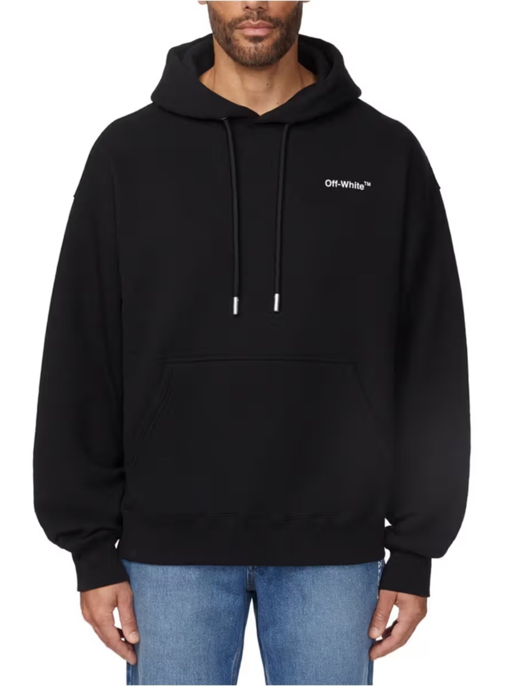 Off-White - Men’s Black Logo Hoodie